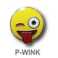 Emoji Wink Pins